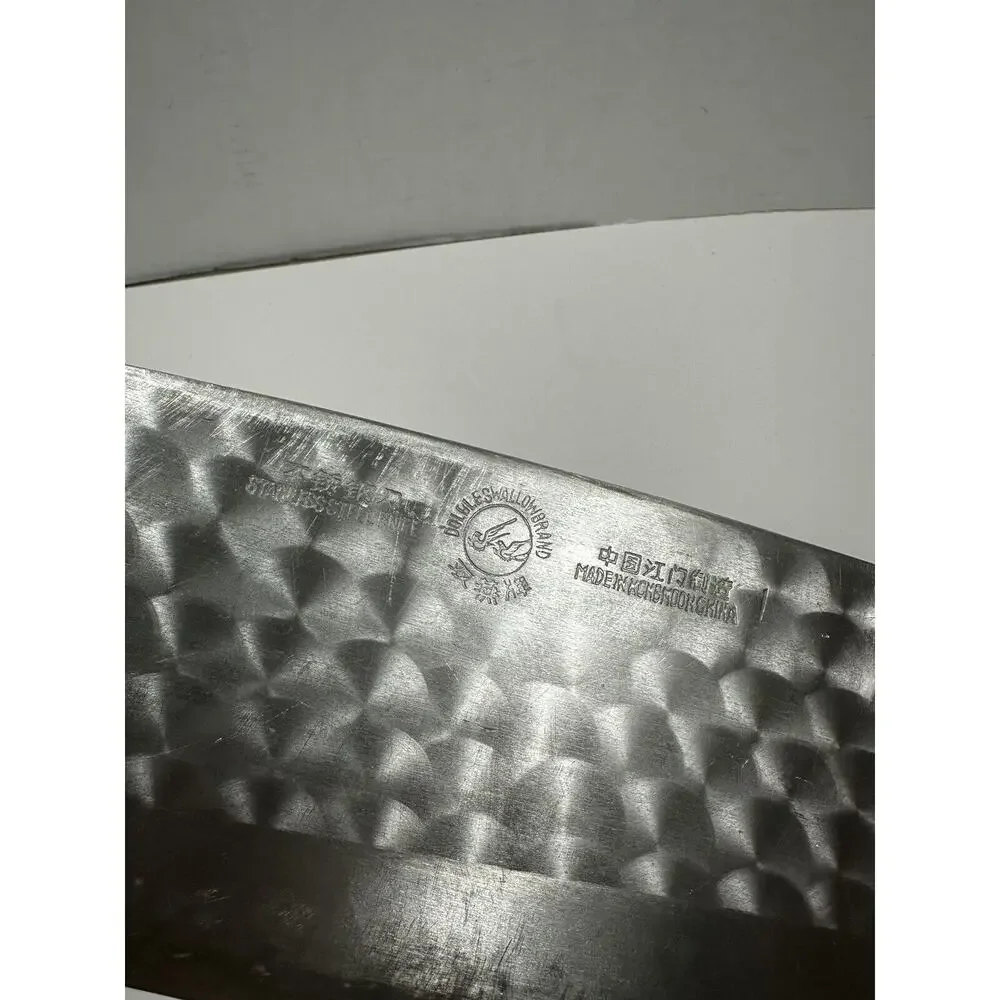Dougles Wallowbrand Knife Meat Cleaver Stainless Steel 8” X 4”‎ Blade